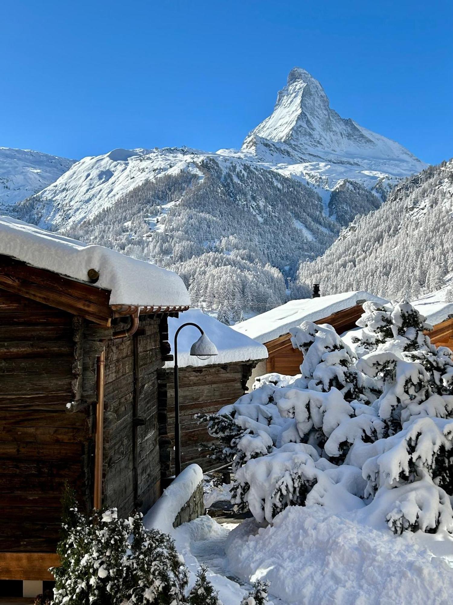 Chalet Coral Und Zermatter Stadel Exterior foto